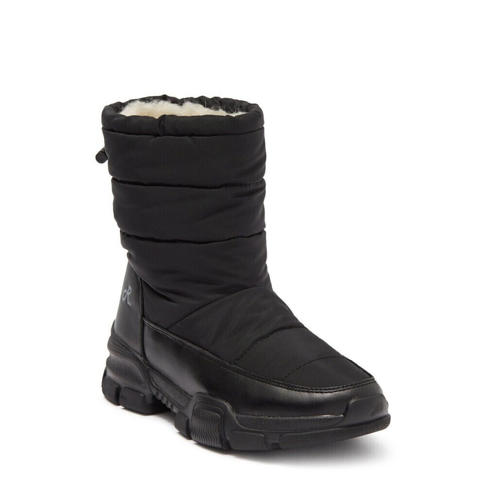 Religious Comfort Women Black Frozen Vanilla‎ Faux Shearling Lined Boots 6